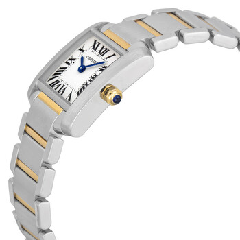 Tank Francaise 18kt Yellow Gold and Steel Ladies Watch W51007Q4