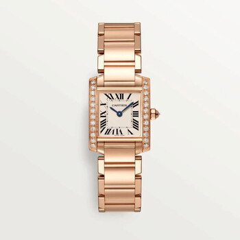 Tank Francaise Quartz Diamond Silver Dial Ladies Watch WJTA0022