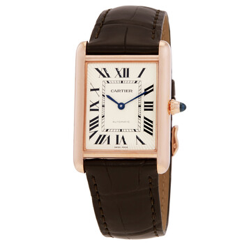 Cartier Tank Louis Cartier Hand Wind Gold Dial Men's Watch
