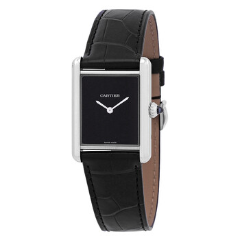 Cartier Tank Must Large Model Quartz Green Dial Watch WSTA0115