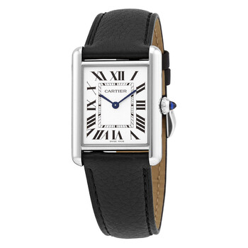Cartier Tank Must Large Quartz Diamond Silver Dial Ladies  display picture 1