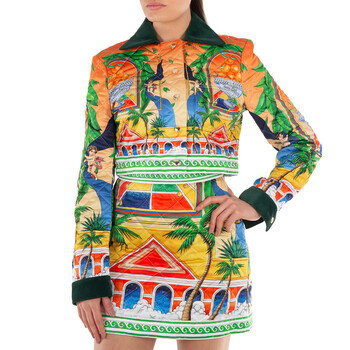 Triomphe Dorange Cropped Jacket, Brand Size 36 (US Size 4)