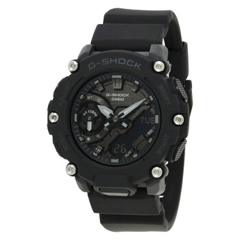 Casio G-Steel Alarm World Time Quartz Analog-Digital Black Dial
