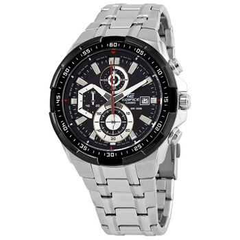 Casio Edifice Chronograph Quartz Black Dial Men's Watch