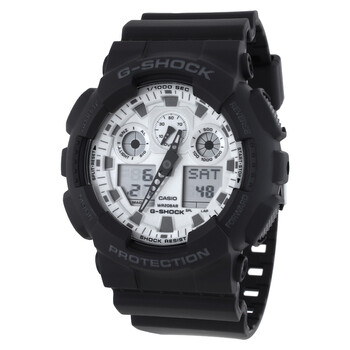 Casio G-Shock Black Resin Strap Men's Watch GA100-1A4 079767443924