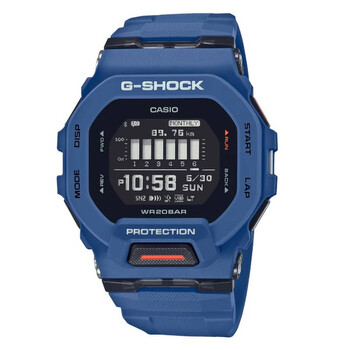 Casio G-Shock Alarm World Time Quartz Digital Black Dial Watch GBD