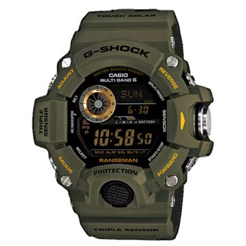 G-Shock Master Of G Land Perpetual Quartz Digital Black Dial Men's Watch GW9400-3