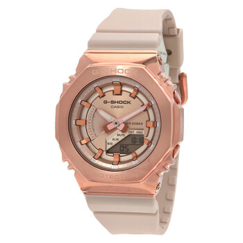 Casio G-Shock AWM-500 Series Quartz Analog-Digital Rose Gold