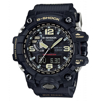 Casio MUDMASTER Alarm World Time Quartz Analog-Digital Men's Watch