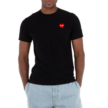 Comme Des Garcons Cdg Play Invader Heart Pixel T-Shirt, Size