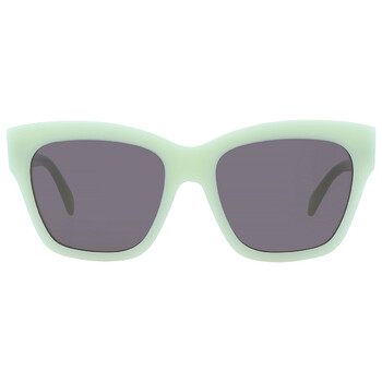 Celine Maxi Triomphe Smoke Square Ladies Sunglasses CL40282U