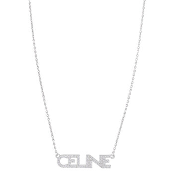 CELINE ピアス Monochroms Strass Hoops Earrings 460YU6BCZ Celine Monochroms Strass Hoop Earrings 460YU6BCZ.36SI