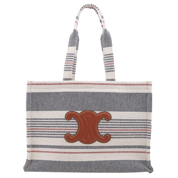 関税込 CELINE TOTE cabas thais in VICHY TEXTILE Celine Small Cabas Thais In Vichy Textile And Calfskin