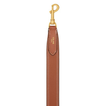 Smooth Calfskin Embroidered Long Strap