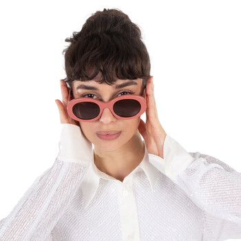 Triomphe Grey Oval Ladies Sunglasses CL40194U 72A 52