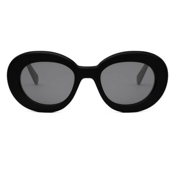 Celine Smoke Oval Ladies Sunglasses CL40310U 01A 54 192337214615