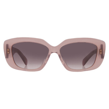 Triomphe Smoke Gradient Square Ladies Sunglasses CL40216U 45B 55 Triomphe Smoke Gradient Square Ladies Sunglasses CL40216U 45B 55