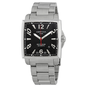 DS Podium Square Automatic Black Dial Men's Watch C001.507.11.057.00