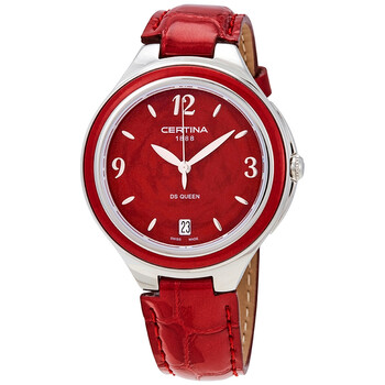 DS Queen Quartz Red Dial Ladies Watch C018.210.16.427.00