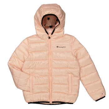 Champion Girls Pink Legacy Hooded Puffer Jacket, Size Small 306197