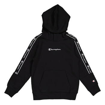 Champion Kids Light Fleece Legacy Logo Tape Insert Hoodie, Size