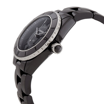 J12 Phantom Quartz Black Dial Ladies Watch H6346