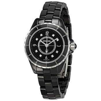 J12 Quartz Black Ladies Watch H2569