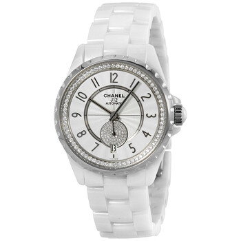 J12 White Ceramic Diamond Automatic Unisex Watch H3841