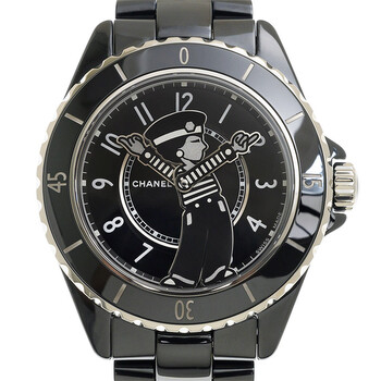 Mademoiselle J12 La Pausa Automatic Chronometer Black Dial Ladies Watch H7609