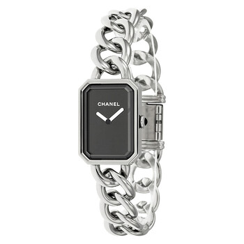 Premiere Black Dial Stainless Steel Ladies Watch H3250