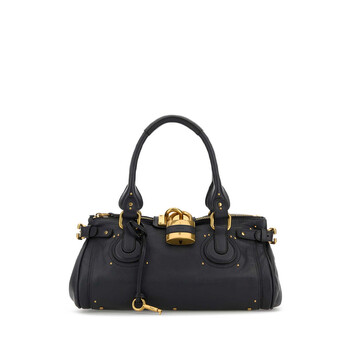 Chloé Chloé Mud Small Paddington Handbag CH26SS805P75 036