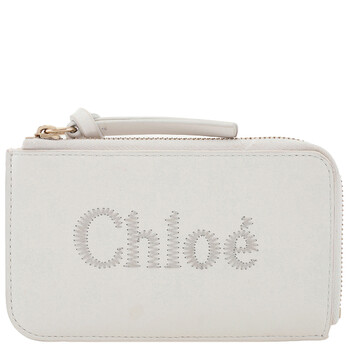 Chloé Crystal White Sense Small Coin Purse CHC23SP866I10106 