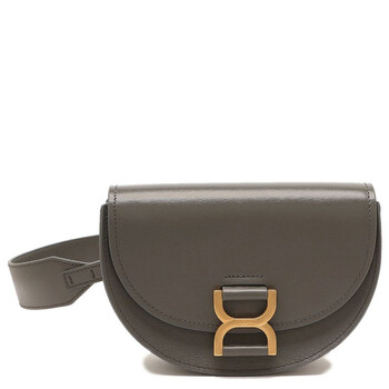 ショルダーバッグ・ポシェット CHLOE Woman Shoulder bag Dove Grey CHC25SS618O37 527 Chloé Elephant Grey Ladies Marcie Leather Shoulder Bag
