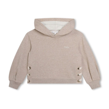 Girls Logo-Embroidered Cotton Hoodie C20107-C03