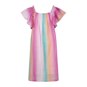 Girls Square Neck Cotton Dress C20065-Z41