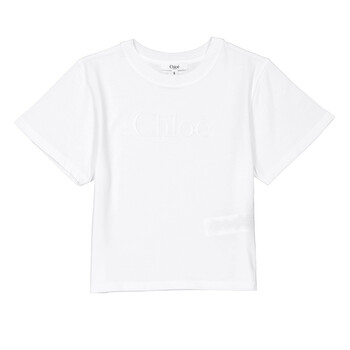 Kids Logo Embroidered Coton T-Shirt C20485-117