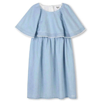 Kids Ruffle Sleeve Cotton Dress, Size 14