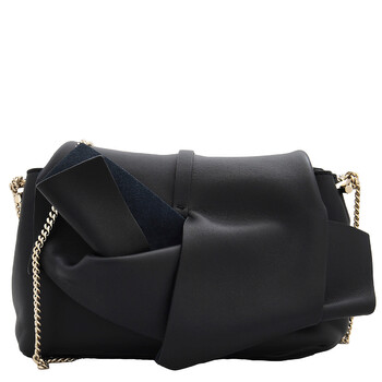 ALEXANDER MCQUEEN|CROSSBAGS (775908 1BLLI 1000) Alexander Mcqueen The Peak Mini Clutch Bag 775908 1BLLI 1000