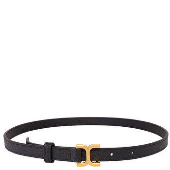 Chloé Ladies Black Small Marcie Belt, Size Large