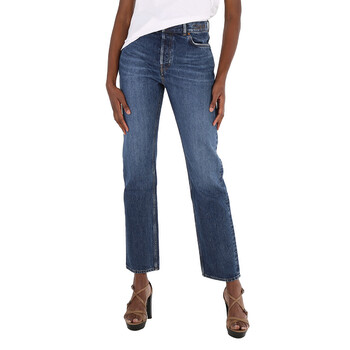 デニム・ジーパン AGOLDE Woman Jeans Blue A2181535 PLACEBO Agolde Ladies Blue Parker Jeans, Waist Size 24