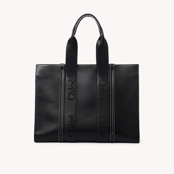 Chloé Large Woody Tote Bag In Soft Leather CHC22WS382I60001