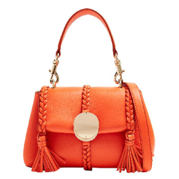 【関税&送料込】Chloe Caramel Leather Medium Penelope Handba AUTH NWT $2390 Chloé Penelope Small Braided Top Handle