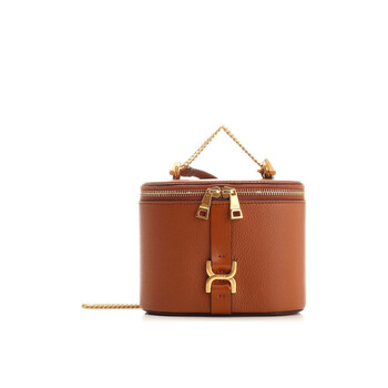 ショルダーバッグ・ポシェット CHLOE Women Shoulder Bags CHC24SP850I3125M BROWN Chloé Mini Vanity Leather Crossbody Bag CHC24SP850I3125M