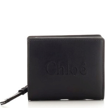 Soft Leather Logo Embroidered Sense Compact Wallet CHC23SP867I10001