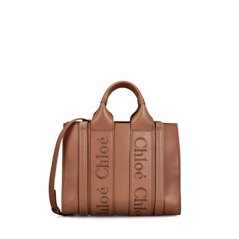 トートバッグ CHLOE SMALL WOODY TOTE BAG CHC23US397K37\t9HE\t\tORANGE Chloé Mini Woody Tote Bag In Linen | Chloé US