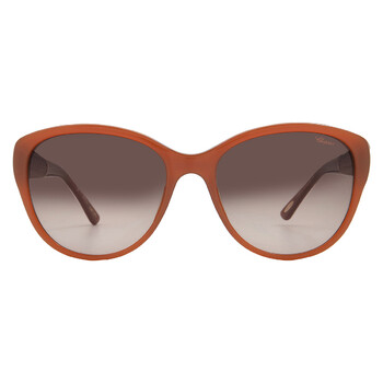 Brown Gradient Cat Eye Ladies Sunglasses SCH127 01AG 55