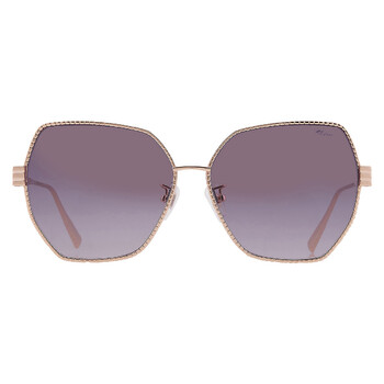 Guess Factory Brown Gradient Butterfly Ladies Sunglasses GF0410 33F 59 Guess Factory Brown Gradient Butterfly Ladies Sunglasses  main image 2