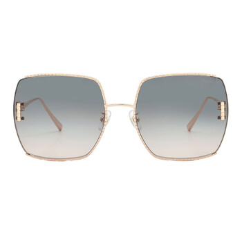 Jimmy Choo Dark Grey Square Ladies Sunglasses LILI/S 02M2/9O