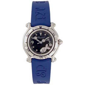 Happy Beach Diamond Fish Steel Dark Blue Mini Ladies Watch 27/8923