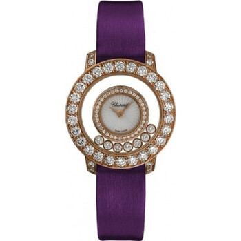 Happy Diamond Mother of Pearl Diamond Bezel 18k Rose Gold Ladies Watch 209412-5001 Happy Diamond Mother of Pearl Diamond Bezel 18k Rose Gold Ladies Watch 209412-5001